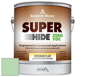 Benjamin Moore 355 Super Hide Zero Voc Interior Flat краска цвет RAL 6019 