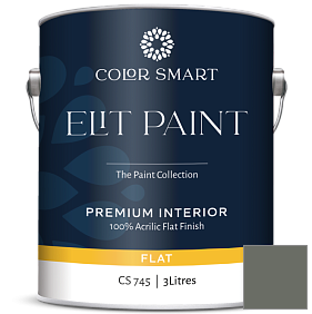 Краска COLOR SMART CS 745 ELIT PAINT глубокоматовая моющаяся краска цвет 1575 Rainy Afternoon