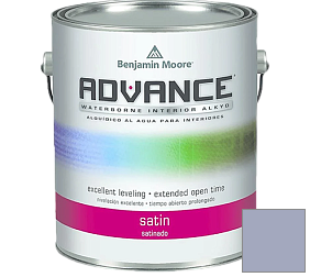 Краска Benjamin Moore 792. Advance Interior Paint-Satin эмаль цвет 1412 Central Mauve