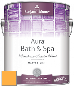 Benjamin Moore Aura 532 Bath & Spa Waterborne Interior Paint Matte Finish краска цвет NCS S 0570-Y20R 