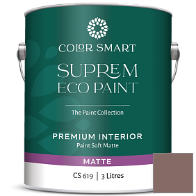 Краска COLOR SMART CS 619 SUPREM ECO PAINT матовая краска цвет 1245 Sequoia