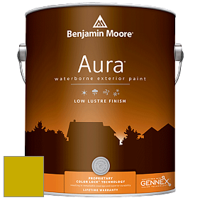 Benjamin Moore Aura 634 Waterborne Exterior Low Lustre Finish краска цвет 2024-10 Chartreuse