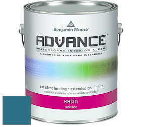 Benjamin Moore 792 Advance Interior Paint-Satin эмаль цвет 2058-30 Deep Ocean