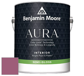 Benjamin Moore Aura 528 Waterborne Interior Semi-gloss Finish краска цвет 1356 Fashion Rose