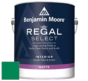 Benjamin Moore 548 IRegal Select Interior Paint - Matte краска цвет RAL 6024 