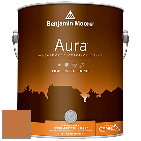 Benjamin Moore Aura 634 Waterborne Exterior Low Lustre Finish краска цвет 2157-10 Golden Dunes