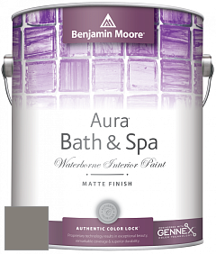 Benjamin Moore Aura 532 Bath & Spa Waterborne Interior Paint Matte Finish краска цвет NCS S 5502-Y20R 