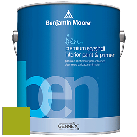 Benjamin Moore Ben W626 Premium Interior Latex Eggshell краска цвет 2027-10 Dark Lime