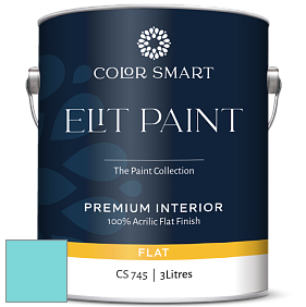COLOR SMART CS 745 ELIT PAINT глубокоматовая моющаяся краска цвет NCS S 0540-B30G 