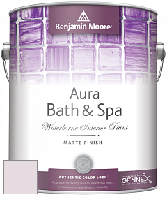 Benjamin Moore Aura 532 Bath & Spa Waterborne Interior Paint Matte Finish краска цвет NCS S 0907-R30B 