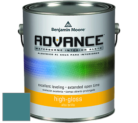 Benjamin Moore 794 Advance Interior Paint-High Gloss глянцевая алкидная эмаль цвет 727 Calypso Blue