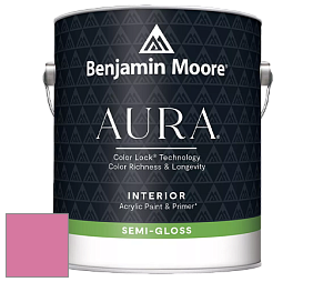 Benjamin Moore Aura 528 Waterborne Interior Semi-gloss Finish краска цвет 2086-40 Deep Carnation