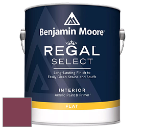 Benjamin Moore 547 Regal Select Waterborne Interior Flat Finish краска цвет NCS S 4050-R20B 
