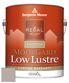 Benjamin Moore W103 Regal Select Exterior Paint-MoorGard Low Lustre Finish краска цвет 2107-50 Sandlot Gray
