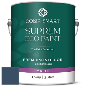 COLOR SMART CS 619 SUPREM ECO PAINT матовая краска цвет 2060-10 Symphony Blue