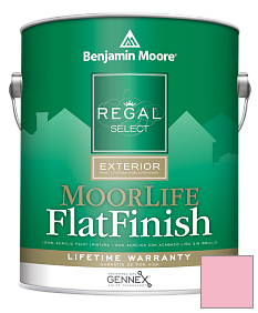 Краска Regal Select Exterior Paint-MoorLife Flat Finish (W105) цвет 1325 Pure Pink