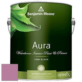 Benjamin Moore Aura 528 Waterborne Interior Semi-gloss Finish краска цвет 2083-40 Begonia