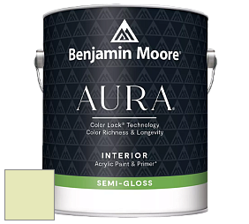Benjamin Moore Aura 528 Waterborne Interior Semi-gloss Finish краска цвет 415 Riverdale Green