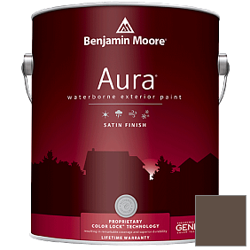 Краска Aura Waterborne Exterior Satin Finish (631) цвет 2108-10 Ferret Brown
