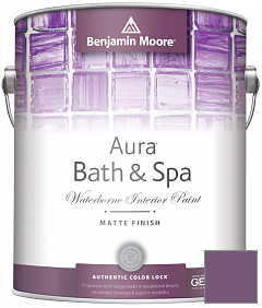 Краска Benjamin Moore Aura Bath & Spa Interior Paint Matte Finish (532) цвет 2073-30 Passion Plum