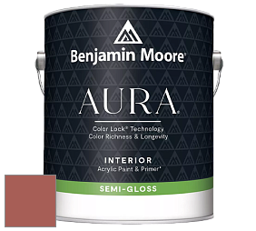 Benjamin Moore Aura 528 Waterborne Interior Semi-gloss Finish краска цвет 2089-20 Rosy Peach