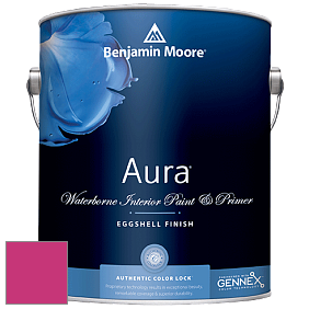 Benjamin Moore Aura 524 Waterborne Interior Eggshell Finish краска цвет RAL 4010 