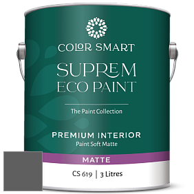 COLOR SMART CS 619 SUPREM ECO PAINT матовая краска цвет 2121-10 Gray