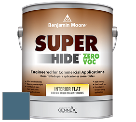 Benjamin Moore 355 Super Hide Zero Voc Interior Flat краска цвет AF-530 