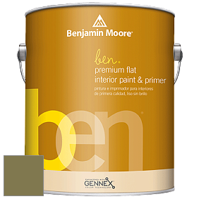 Benjamin Moore Ben W625 Premium Interior Latex Flat краска цвет NCS S 5030-G70Y 