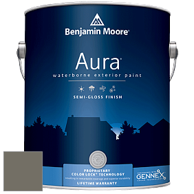 Benjamin Moore Aura 632 Waterborne Exterior Semi-Gloss Finish краска цвет 2139-30 Sharkskin