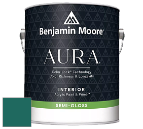Benjamin Moore Aura 528 Waterborne Interior Semi-gloss Finish краска цвет NCS S 5040-B70G 