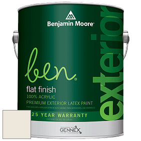 Benjamin Moore Ben 541 Waterborne Exterior Flat Finish краска цвет AF-35 