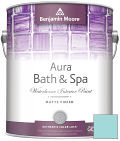 Краска Benjamin Moore Aura Bath & Spa Interior Paint Matte Finish (532) цвет 737 Sonoma Skies