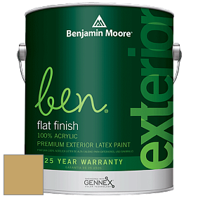 Benjamin Moore Ben 541 Waterborne Exterior Flat Finish краска цвет AF-370 