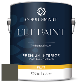 COLOR SMART CS 745 ELIT PAINT глубокоматовая моющаяся краска цвет 2140-10 Fatigue Green