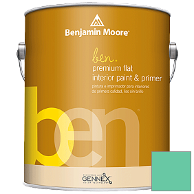 Краска Ben Premium Interior Latex Flat (W625) цвет 2042-40 Miami Green