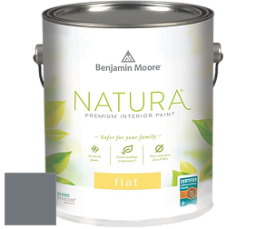 Benjamin Moore 512 Natura Interior Flat Finish матовая краска цвет 2125-30 Gray Shower