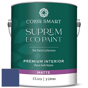 COLOR SMART CS 619 SUPREM ECO PAINT матовая краска цвет 2067-20 Starry Night Blue