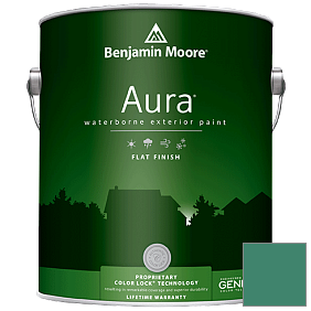 Краска Aura Waterborne Exterior Flat Finish (629) цвет 609 Lucky Shamrock