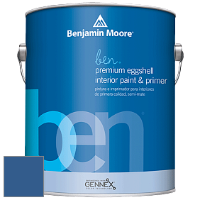 Benjamin Moore Ben W626 Premium Interior Latex Eggshell краска цвет 2065-20 Dark Royal Blue