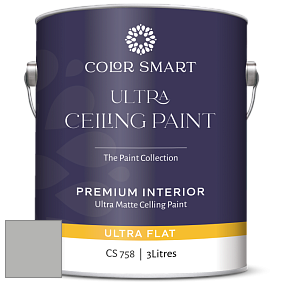 COLOR SMART CS 758 ULTRA CEILING PAINT ультраматовая краска цвет NCS S 3000-N 