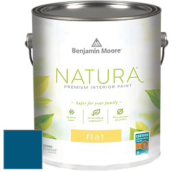 Benjamin Moore 512 Natura Interior Flat Finish матовая краска цвет NCS S 4550-R90B 