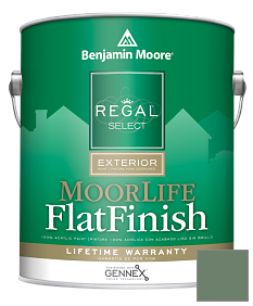 Краска Regal Select Exterior Paint-MoorLife Flat Finish (W105) цвет HC-130 BM HC-130