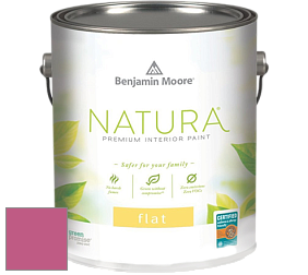 Benjamin Moore 512 Natura Interior Flat Finish матовая краска цвет 1348 Razzle Dazzle