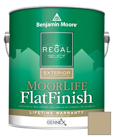 Краска Regal Select Exterior Paint-MoorLife Flat Finish (W105) цвет HC-23 BM HC-23