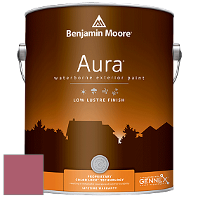 Benjamin Moore Aura 634 Waterborne Exterior Low Lustre Finish краска цвет 2081-30 Vibrant Blush