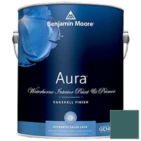 Краска Aura Waterborne Interior Eggshell Finish (524) цвет 2049-20 Oasis Blue