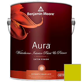 Краска Aura Waterborne Interior Satin Finish (526) цвет 2025-20 Yew Green