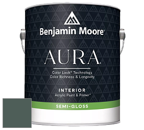 Benjamin Moore Aura 528 Waterborne Interior Semi-gloss Finish краска цвет HC-134 BM HC-134