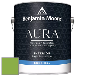 Benjamin Moore Aura 524 Waterborne Interior Eggshell Finish краска цвет 420 Apple Lime Cocktail
